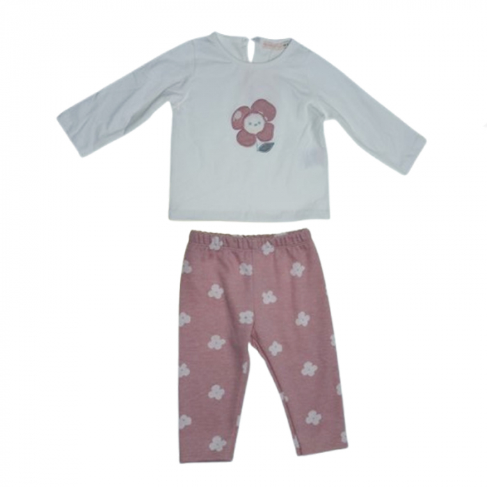 Compleu 3 piese pantaloni, bluza si vesta pentru fete Mini Junior CMP-MJ4629, Roz [3]
