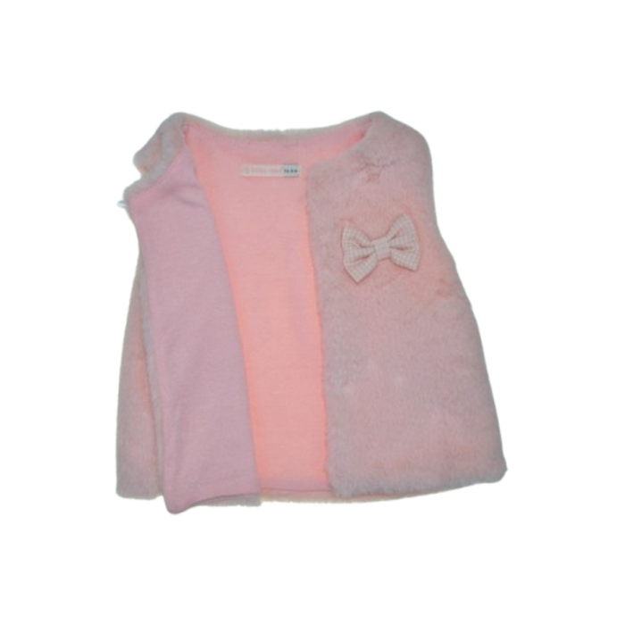 Compleu 3 piese pantaloni, bluza si vesta pentru fete, Mini Junior CMP-MJ4685R, Roz [6]