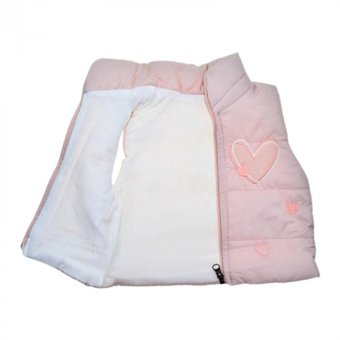 Compleu 3 piese pantaloni, bluza si vesta, pentru fete, Mini Junior CMP2021C, Coral [6]
