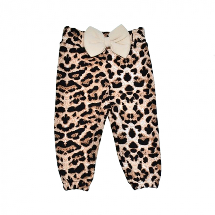 Compleu 3 piese pantaloni, body si bentita pentru fete Mini Junior SETMJ-14, Crem [3]
