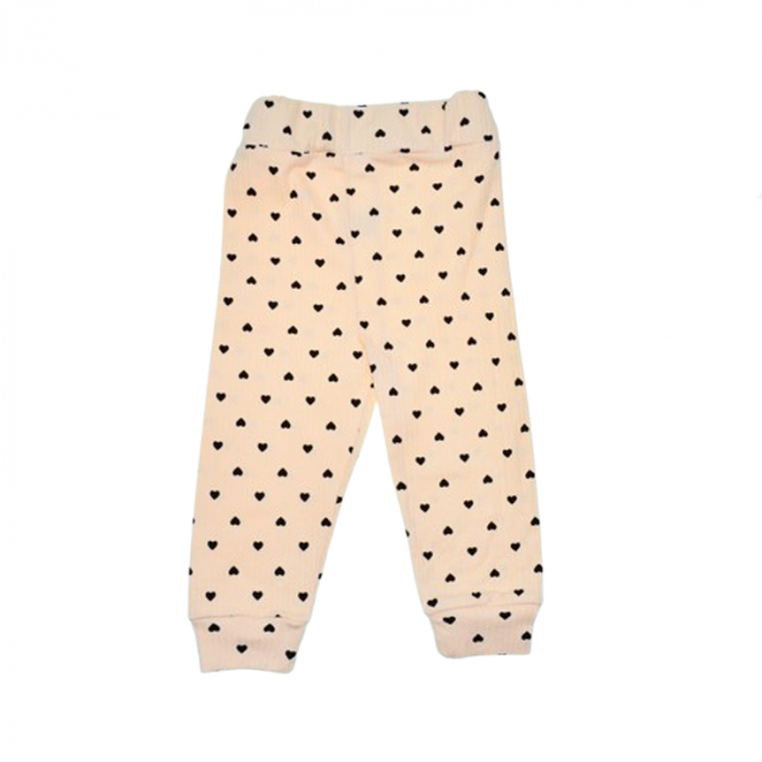 Compleu 3 piese pantaloni, body si bentita pentru fete Mini Junior SETMJ-15, Crem [3]