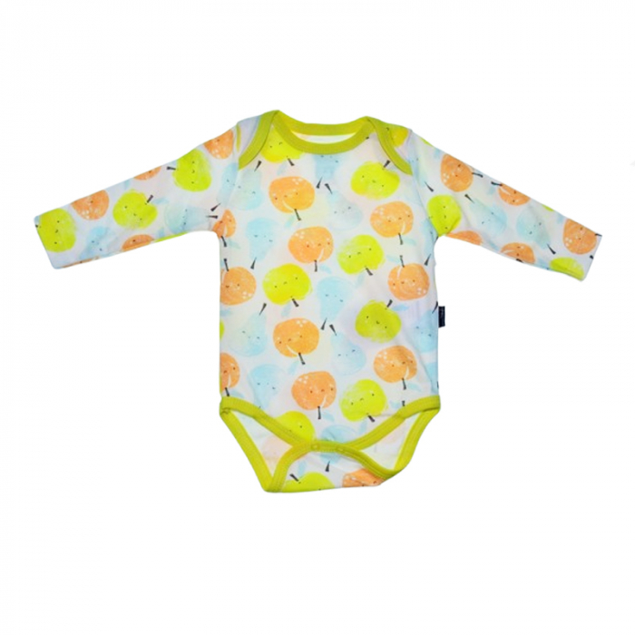 Compleu 3 piese pantaloni, body si caciula pentru copii Mini Junior SETMJ-18, Galben [5]