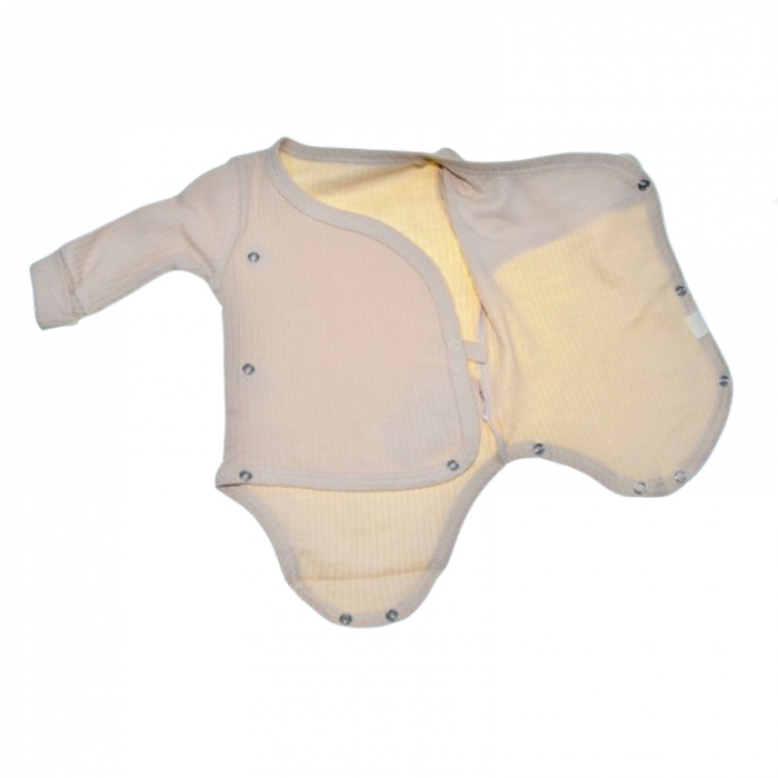 Compleu 3 piese pantaloni, body si caciula pentru copii Mini Junior SETMJ-39, Bej [6]