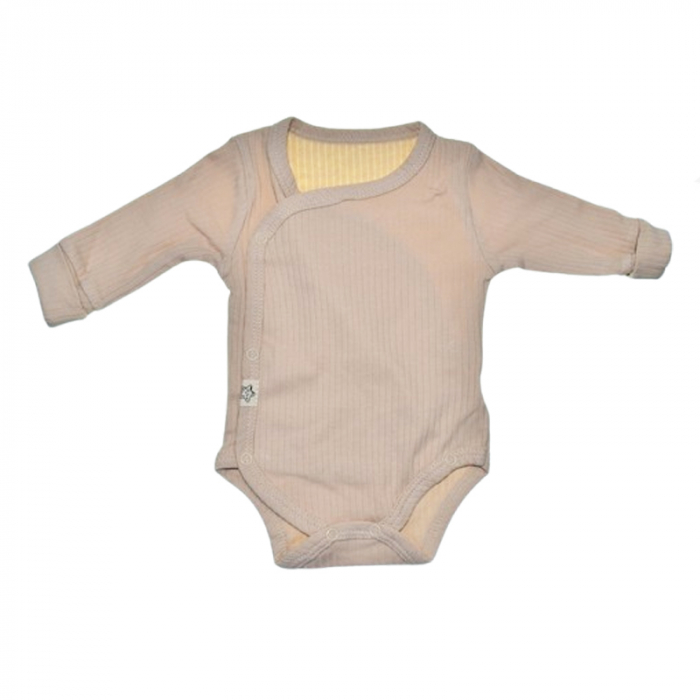 Compleu 3 piese pantaloni, body si caciula pentru copii Mini Junior SETMJ-39, Bej [5]