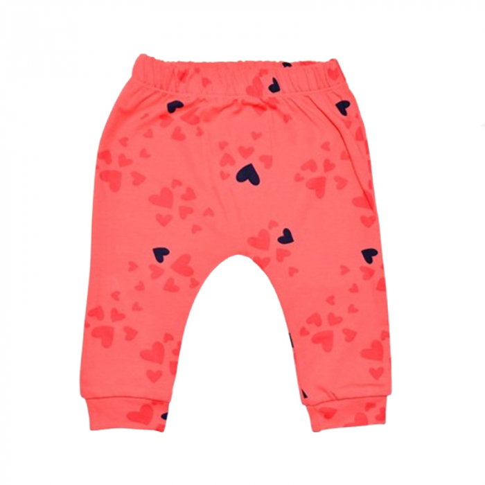 Compleu 3 piese pantaloni, body si caciula pentru fete Mini Junior SETMJ-17, Rosu [3]