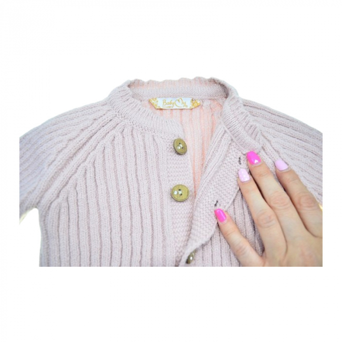 Compleu 4 piese pantaloni, body si cardigan, pentru fete, Mini Junior CMP4127C, Coral [7]