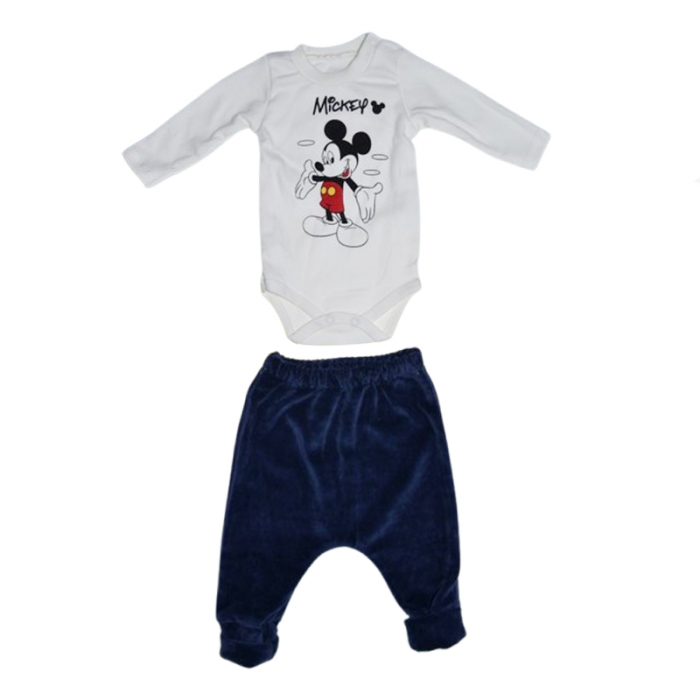 Compleu 3 piese pantaloni, body si jacheta pentru baieti Mini Junior CMP-1197B, Bleumarin [3]