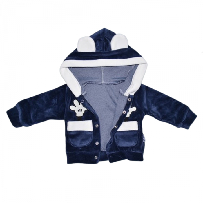 Compleu 3 piese pantaloni, body si jacheta pentru baieti Mini Junior CMP-1197B, Bleumarin [6]