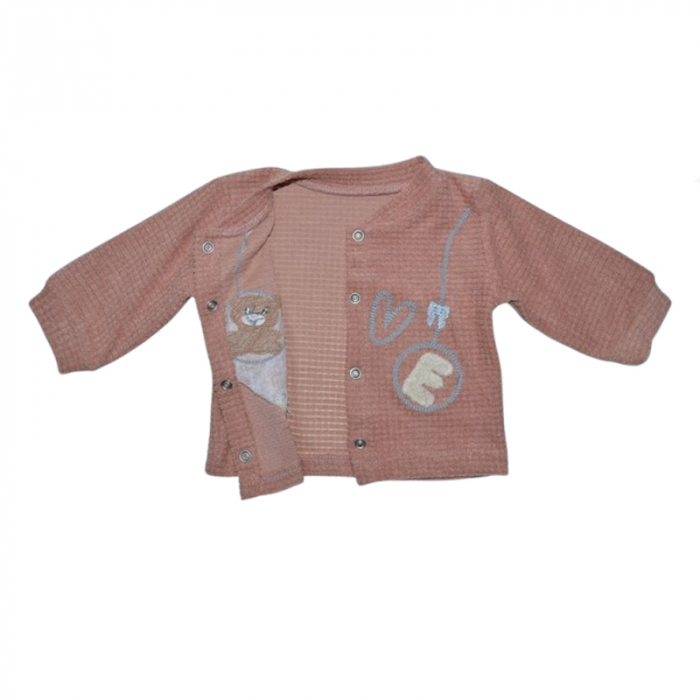 Compleu 3 piese pantaloni, body si jacheta pentru baieti Mini Junior CMP-2459, Maro [4]