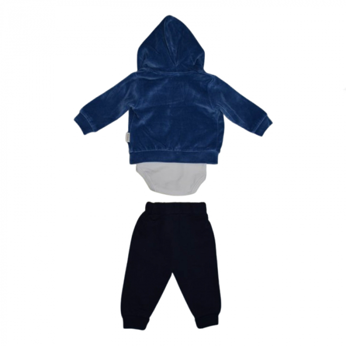 Compleu 3 piese pantaloni, body si jacheta pentru baieti Mini Junior CMP-7051, Multicolor [2]