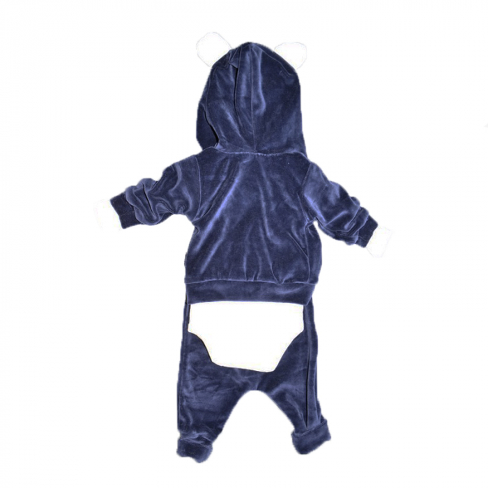 Compleu 3 piese pantaloni, body si jacheta pentru baieti Mini Junior CMP-MJ8, Bleumarin [2]