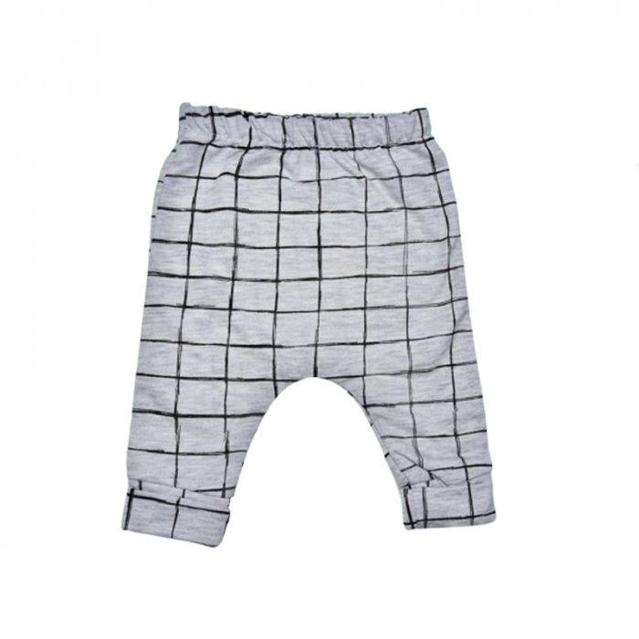Compleu 3 piese pantaloni, body si jacheta pentru baieti Mini Junior SETMJ-13, Gri [3]