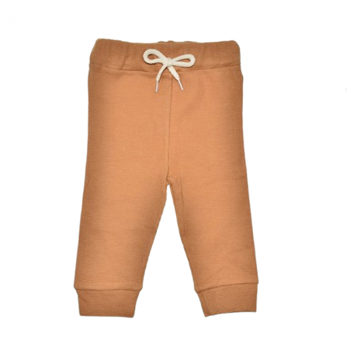 Compleu 3 piese pantaloni, body si jacheta pentru baieti Mini Junior SETMJ-16, Maro [3]