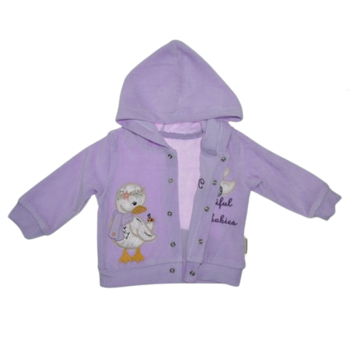 Compleu 3 piese pantaloni, body si jacheta pentru fete Mini Junior CMP-7050, Mov [5]