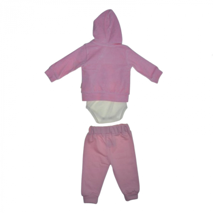 Compleu 3 piese pantaloni, body si jacheta pentru fete Mini Junior CMP-7050R, Roz [2]