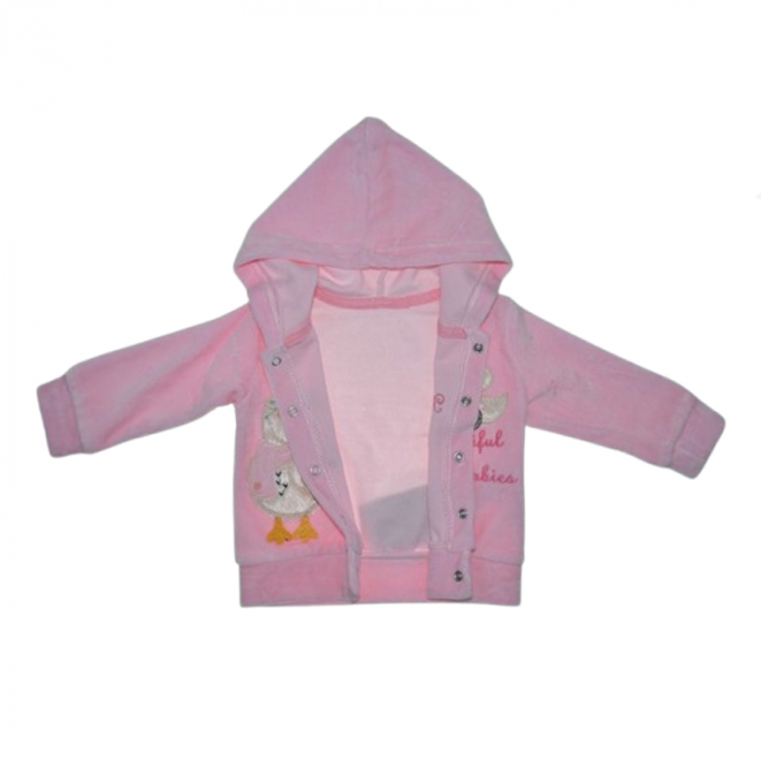 Compleu 3 piese pantaloni, body si jacheta pentru fete Mini Junior CMP-7050R, Roz [5]