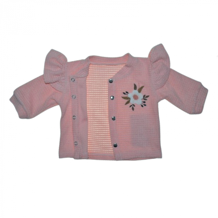 Compleu 3 piese pantaloni, body si jacheta pentru fete Mini Junior CMP-MJ001, Roz [5]