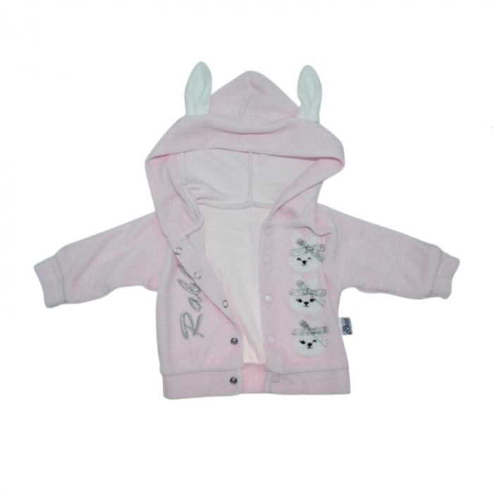 Compleu 3 piese pantaloni, body si jacheta pentru fete Mini Junior CMP-MJ9, Roz [5]