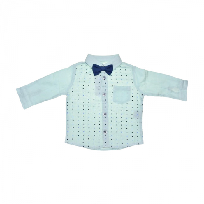 Compleu 3 piese pantaloni, camasa si papion pentru baieti Mini Junior COMP-3832, Verde [5]