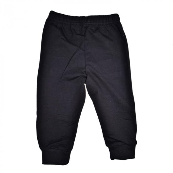 Compleu 3 piese pantaloni, tricou si jacheta pentru baieti Happy House WB-3387, Negru [9]
