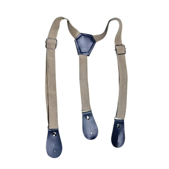 Compleu casual, de vara, 4 piese, pentru baieti, Mini Junior 2752C, Crem [4]