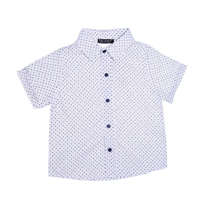Compleu casual, de vara, 4 piese, pentru baieti, Mini Junior 2752C, Crem [6]