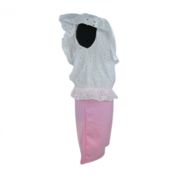 Compleu de vara, din 2 piese, pentru fete, Lucky, LK6123, Roz [4]