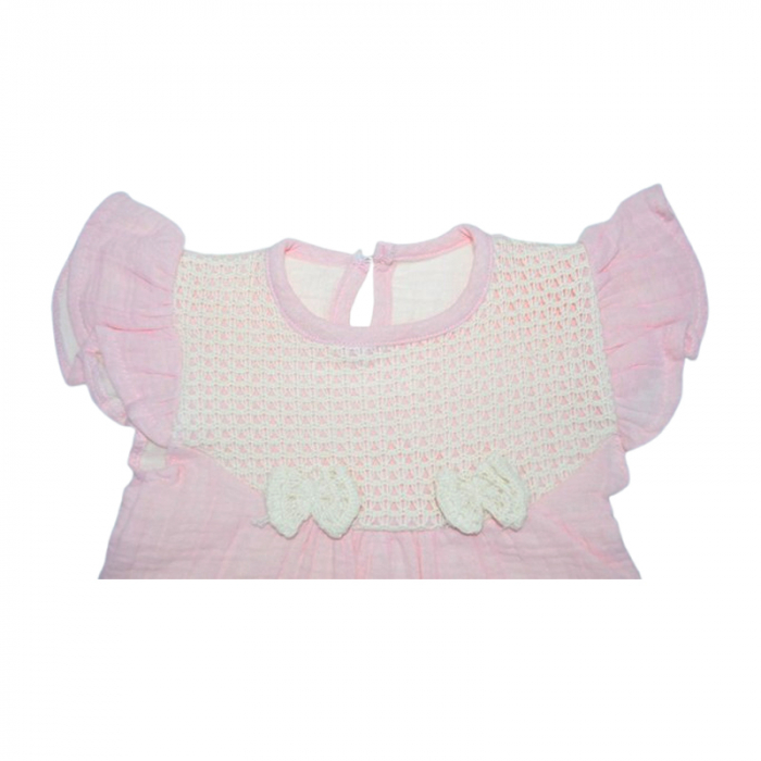Compleu de vara din 2 piese, pentru fete, Mini Junior 2391R, Roz [3]