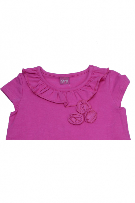 Compleu de vara doua piese pentru fete Atut A-4725RD-116, Fucsia [4]