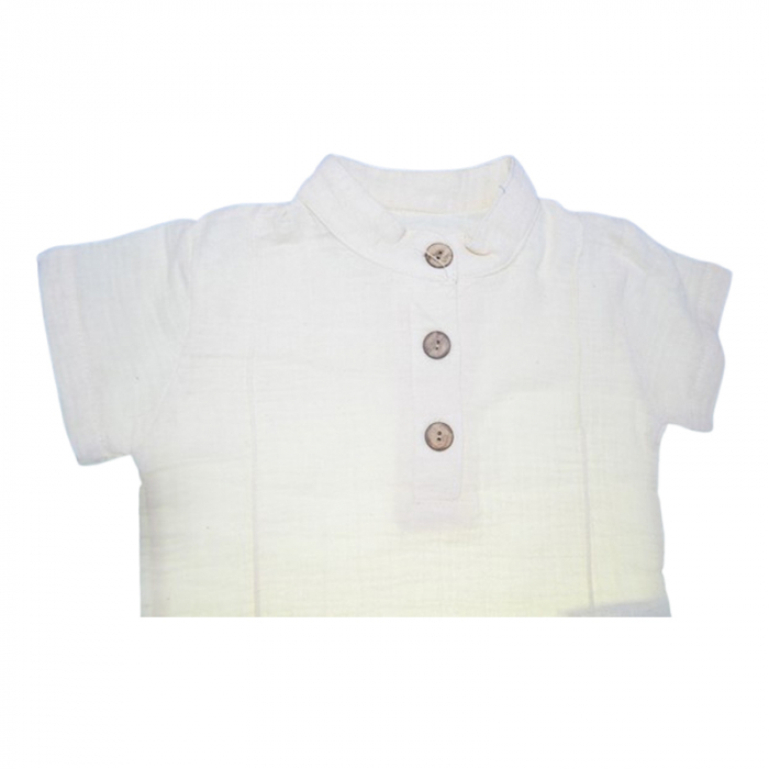 Compleu de vara, din 2 piese, pentru baieti, tricou si pantaloni scurti, Mini Junior, CMPMJ0505, Multicolor [3]