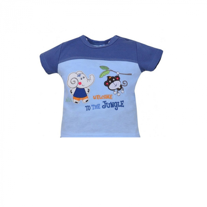 Compleu 2 piese de vara pentru baieti Koala Jungle 04-070B_74 cm, Bleumarin [2]