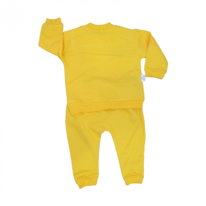 Compleu din 2 piese bluza cu maneca lunga si pantaloni pentru fete Findik baby 110822, Galben [2]