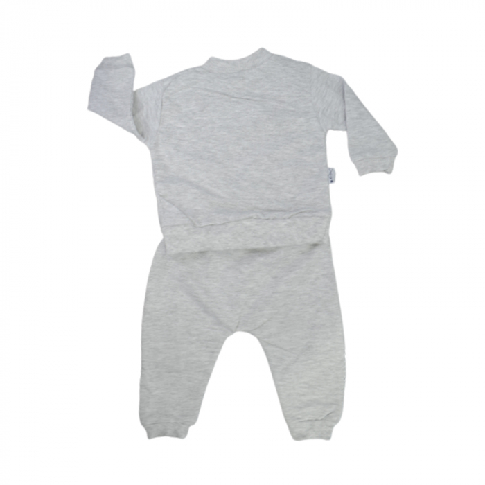 Compleu din 2 piese bluza cu maneca lunga si pantaloni pentru fete Findik baby 110822-1, Gri [2]