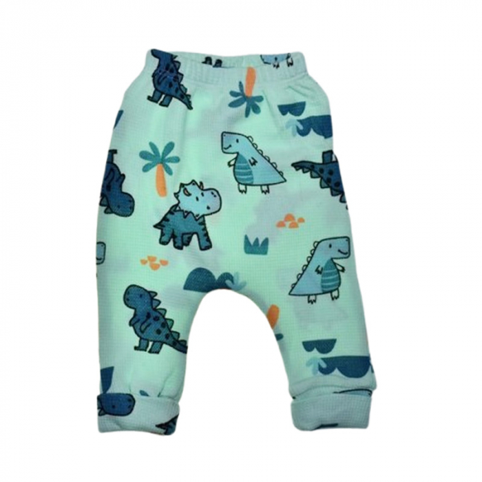 Compleu din 2 piese, body si pantaloni, pentru baieti, Mini Junior 50026V, Verde [6]