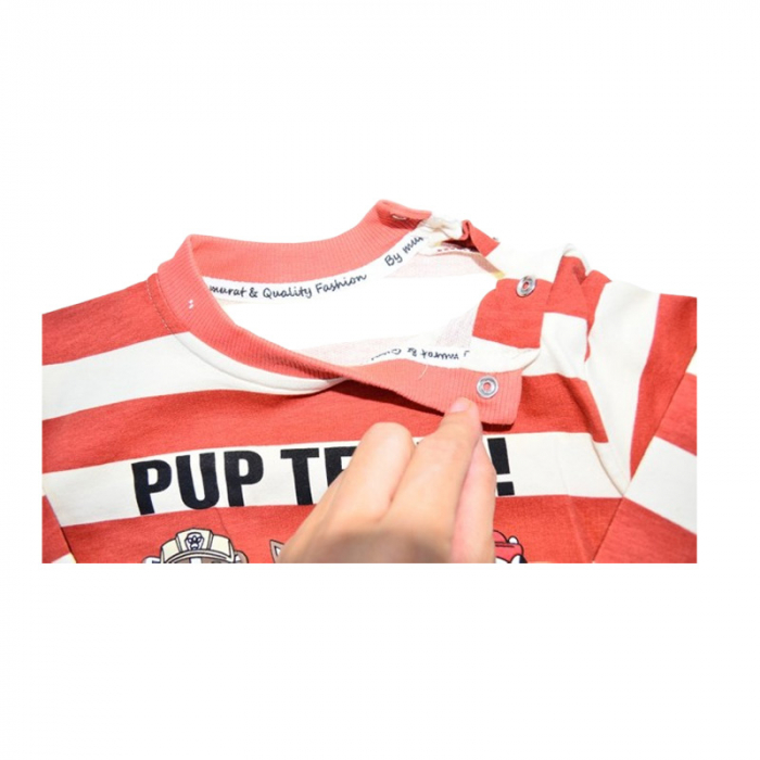 Compleu din 2 piese, pantaloni si bluza, pentru baieti, Mini Junior 2608R, Rosu [5]