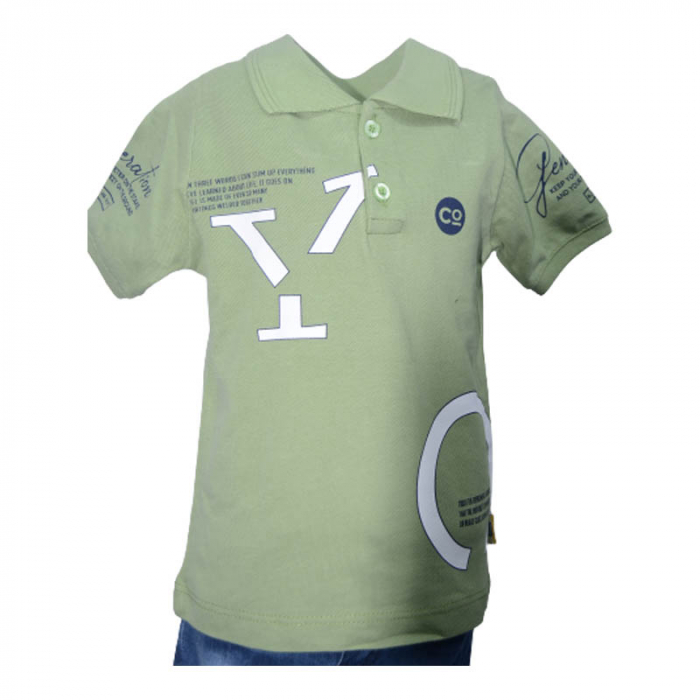Compleu din 2 piese tricou si blugi pentru baieti WIGGLE KIDS 220323-V, Verde [3]