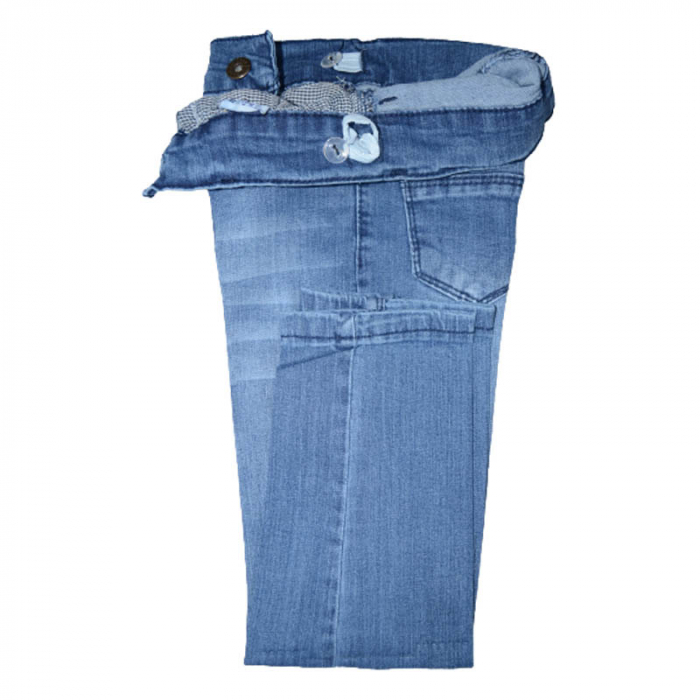 Compleu din 2 piese tricou si blugi pentru baieti WIGGLE KIDS 220323-VR, Verde [3]