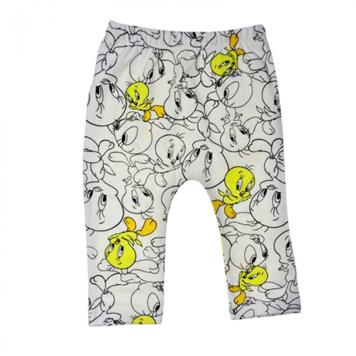 Compleu din 3 piese pantaloni, body si caciula, pentru fete, Mini Junior 4030G, Galben [6]
