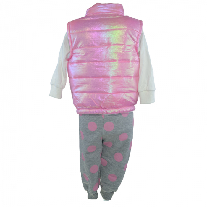 Compleu din 3 piese pentru fete Minijunior MJ0125-98, Roz [4]