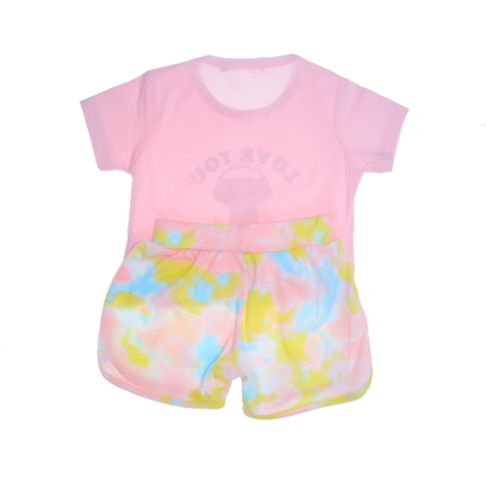 Compleu din doua piese pentru fete Happy House WB-2950, Roz [2]