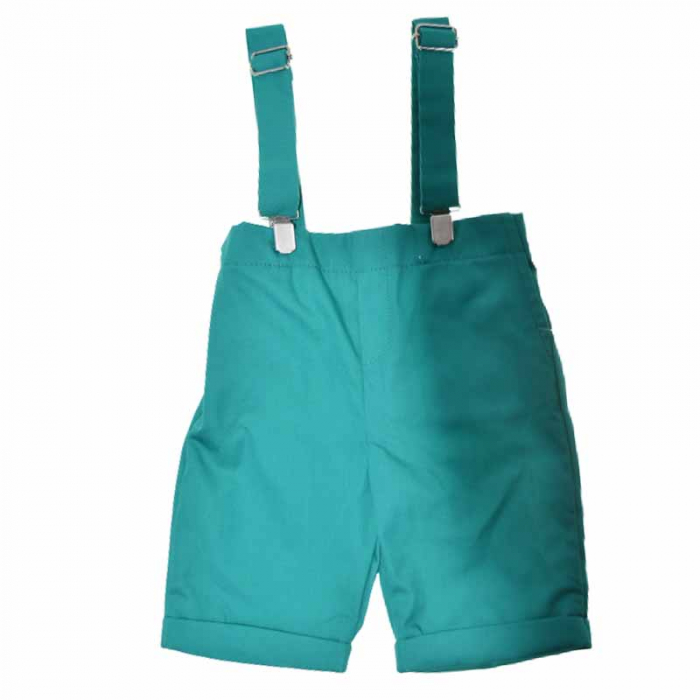 Costum elegant din 5 piese pentru baieti Gabrielle Design 20623, Verde [4]