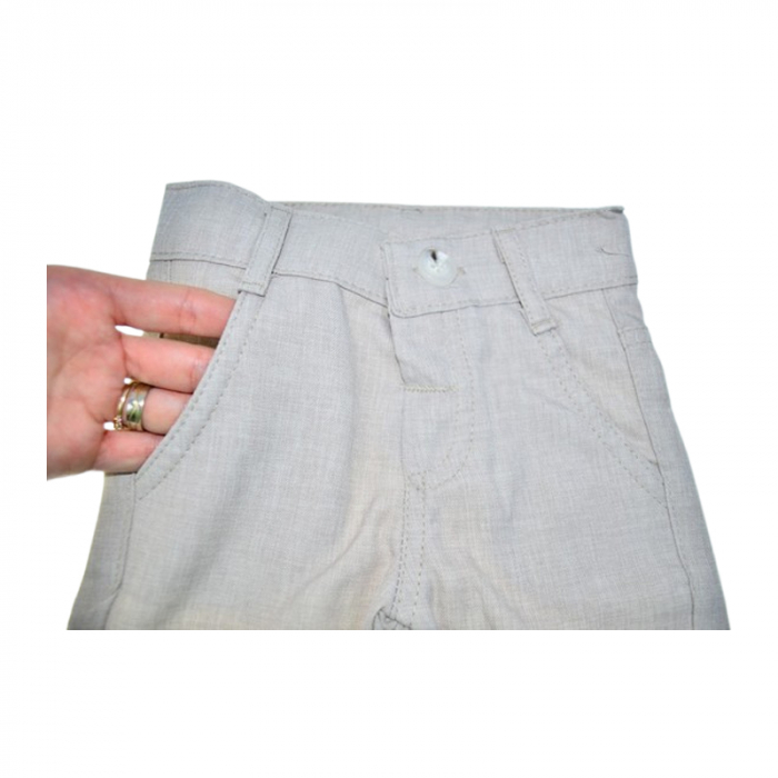 Compleu elegant 4 piese, pentru baieti, Mini Junior 3684, Crem [4]