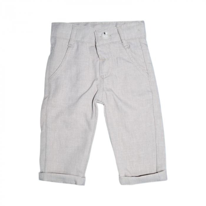 Compleu elegant 4 piese, pentru baieti, Mini Junior 3684, Crem [3]