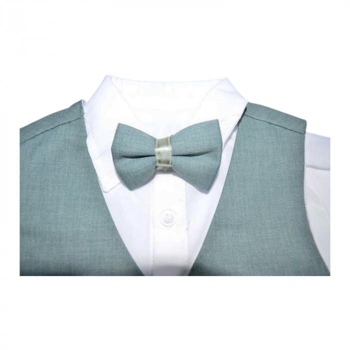 Compleu elegant 4 piese, pentru baieti, Mini Junior 3685BV, Verde [8]
