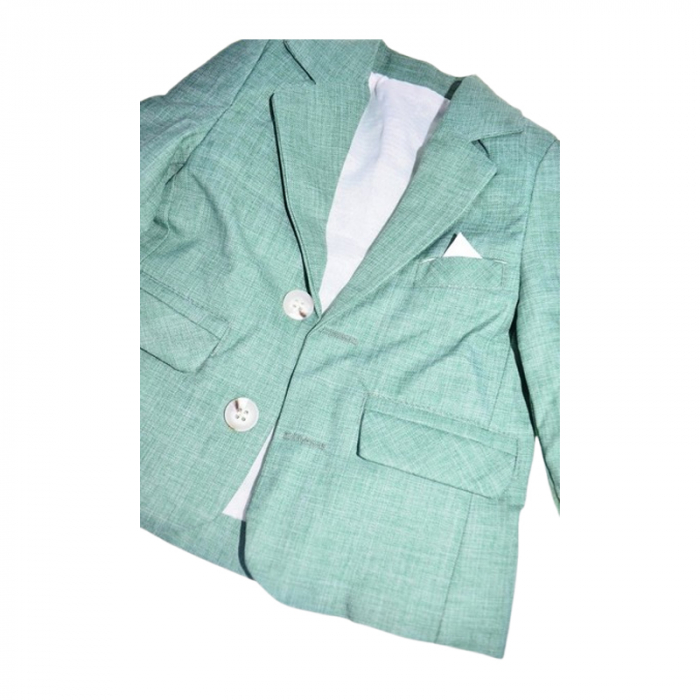 Compleu elegant 4 piese, pentru baieti, Mini Junior 3735, Verde [7]