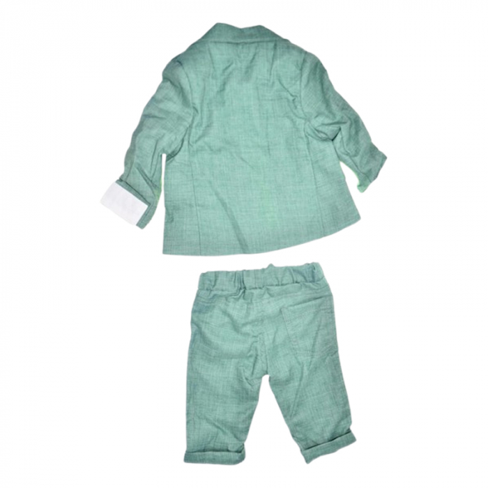 Compleu elegant 4 piese, pentru baieti, Mini Junior 3735, Verde [2]