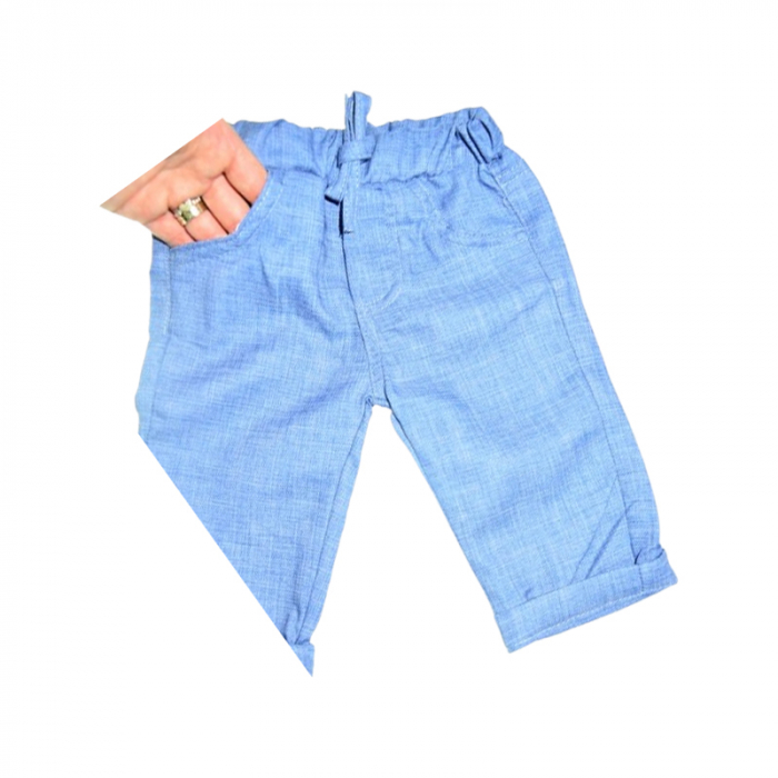 Compleu elegant 4 piese, pentru baieti, Mini Junior 3735A, Albastru [4]