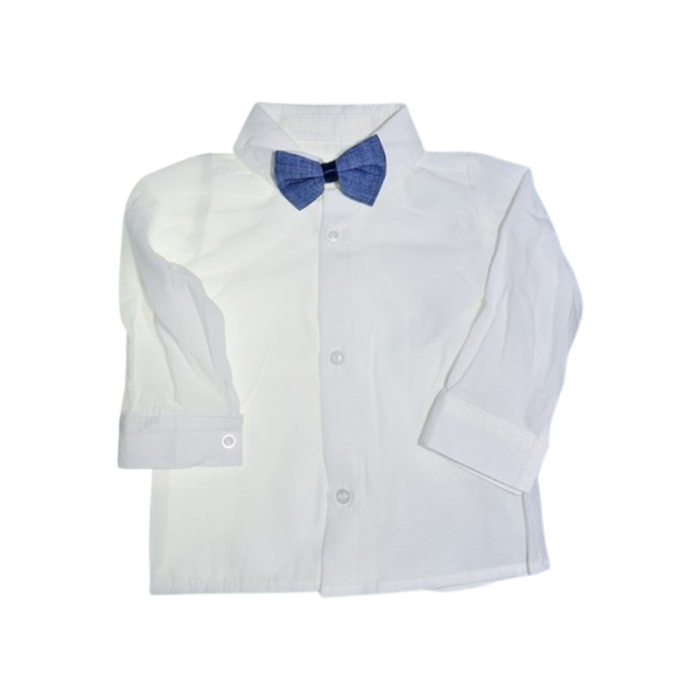 Compleu elegant 4 piese, pentru baieti, Mini Junior 3735A, Albastru [6]