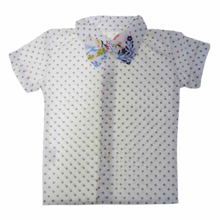 Costum elegant din 5 piese pentru baieti Andreeatex 030623, Crem [2]