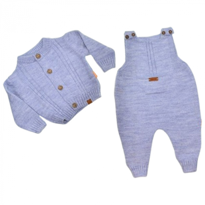 Compleu format din 2 piese, pentru baieti, Mini Junior 2085A, Albastru deschis [1]